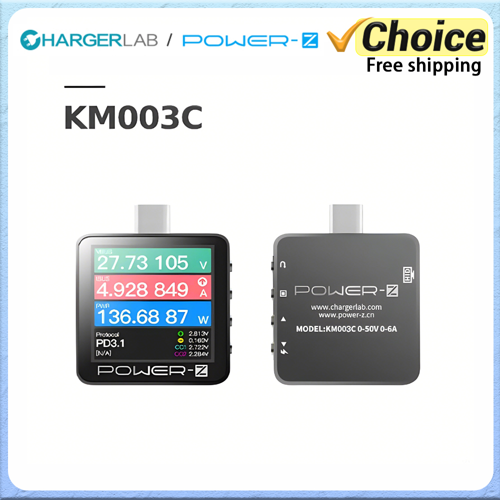 Power Banks - Power-Z KM003C Penguji Pengisian Cepat Tipe