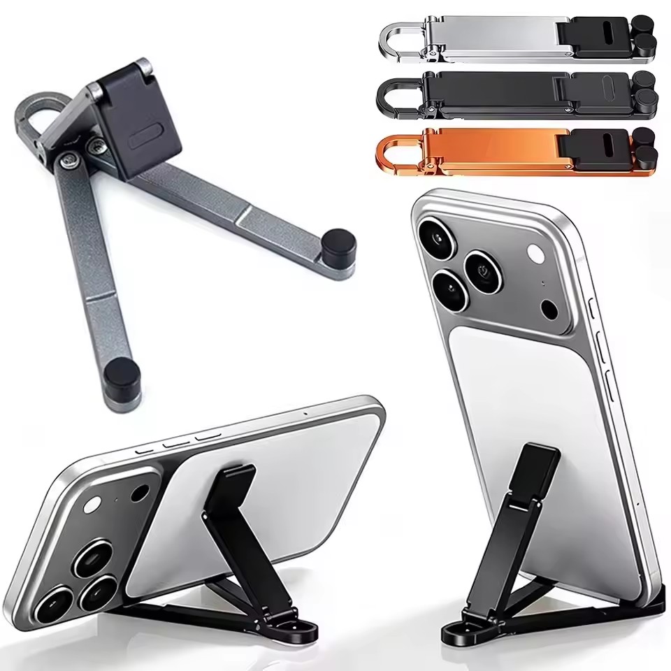 Phone Stands - Penyangga Ponsel Lipat dengan Gantungan Kunci,