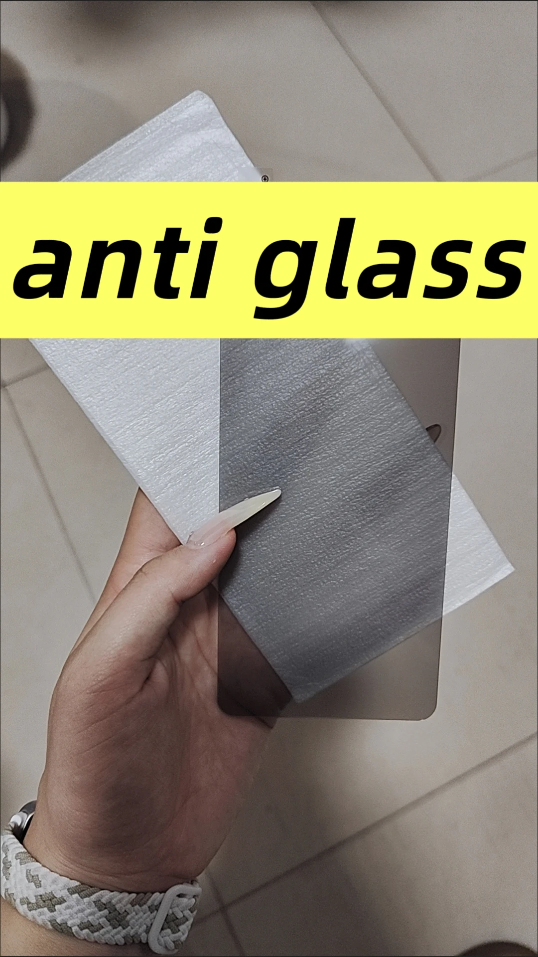 Anti Spy Privacy Glass Case - Casing pelindung anti-mata-mata untuk Huawei Honor