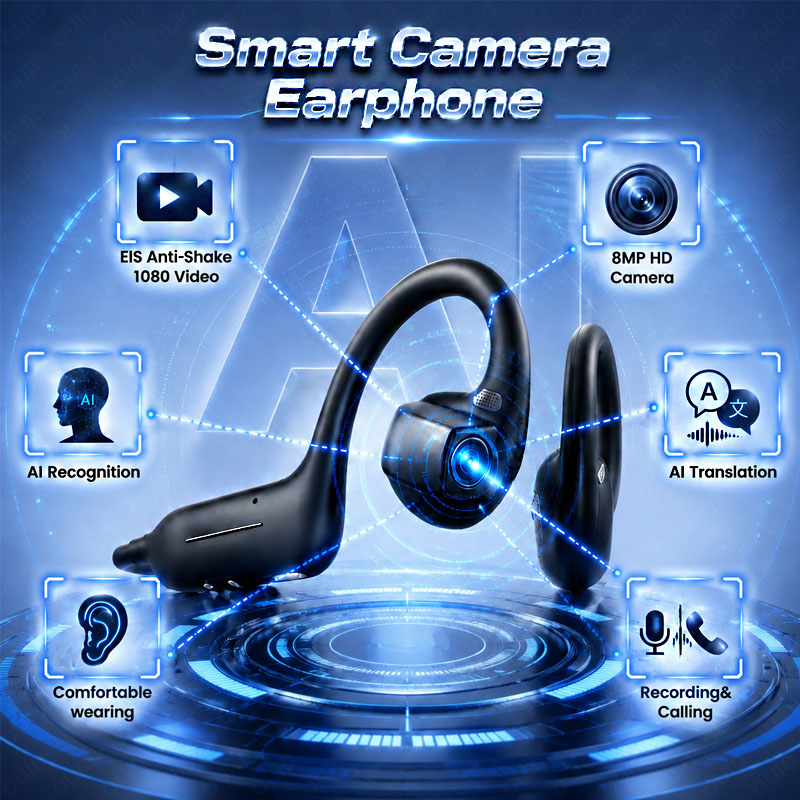 Earphones - Headphone Pintar AI BARU dengan Kamera