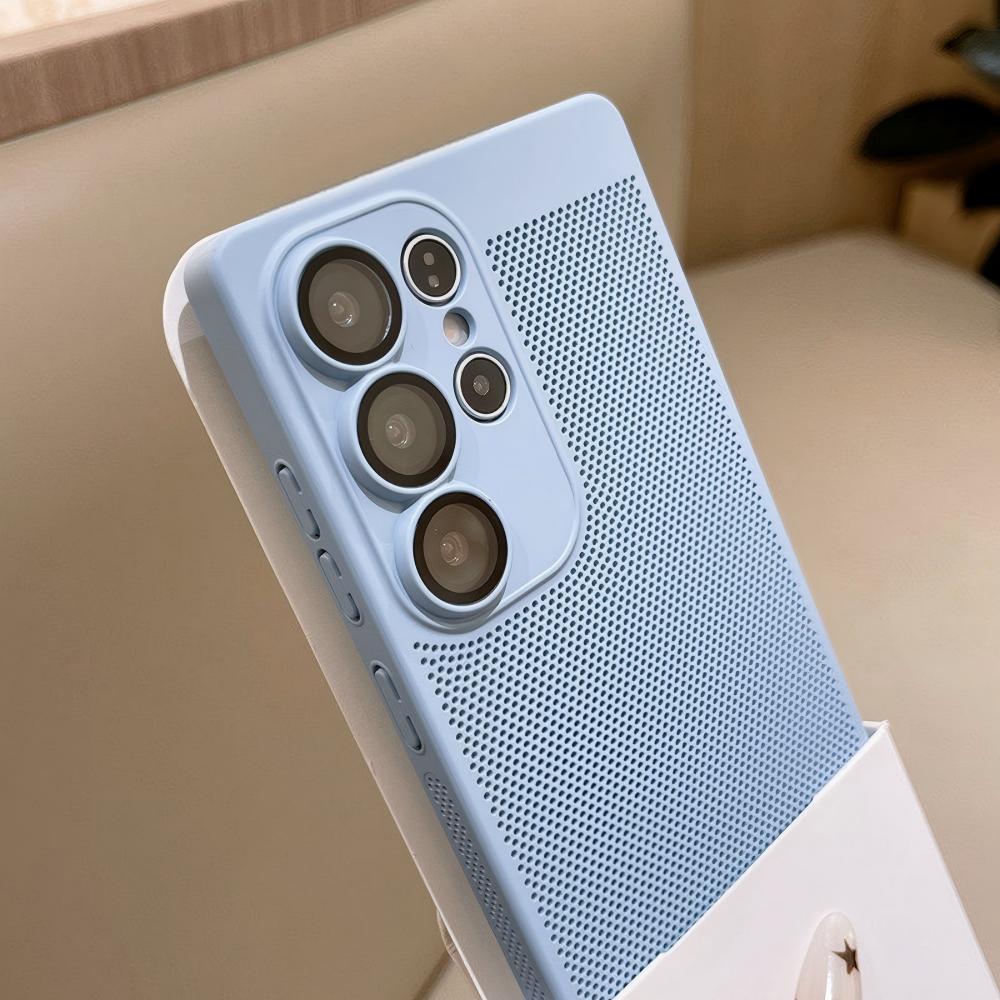 Heat Dissipation Mesh Breathable Case - Casing Ponsel Matte Tipis Berbahan Mesh