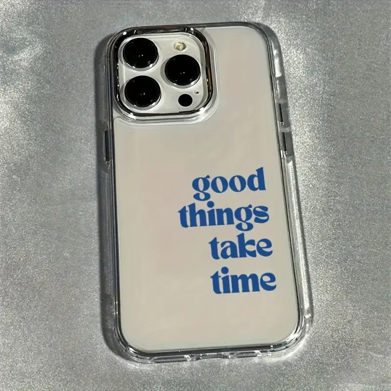 Clear Shockproof Bumper Case - Casing Lens Frame Good Things Take