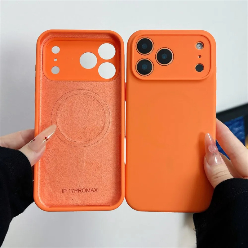 Liquid Silicone Magnetic Phone Case - Casing Ponsel Magnetik Silikon Cair Untuk