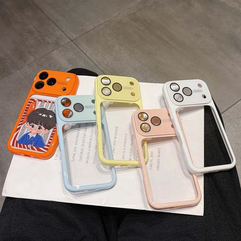 Clear Shockproof Bumper Case - Casing Ponsel Akrilik Transparan Mewah Untuk