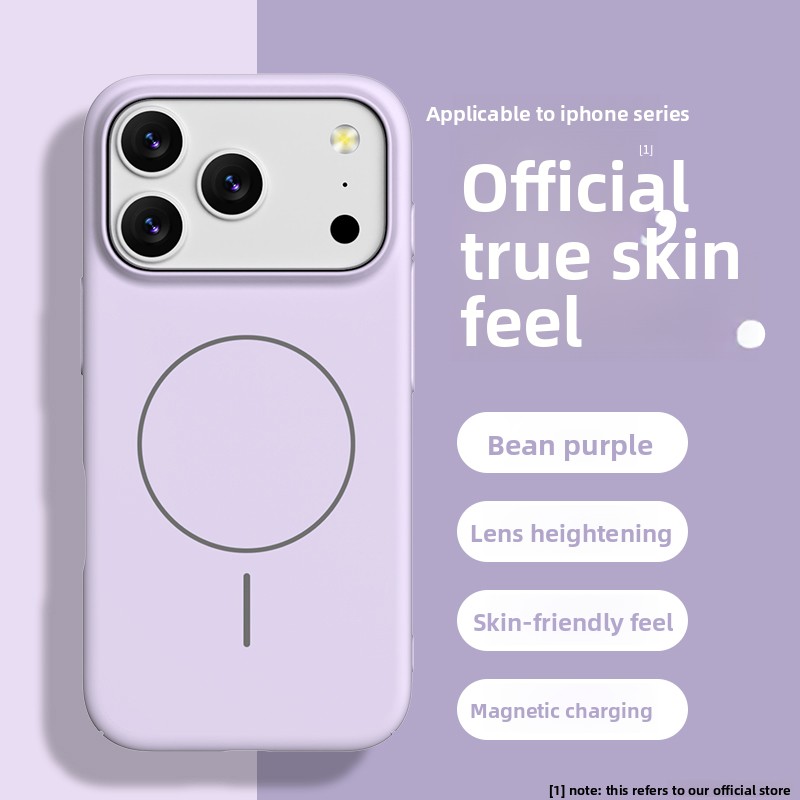 Liquid Silicone Magnetic Phone Case - Casing Ponsel Silikon Cair Matte Lembut
