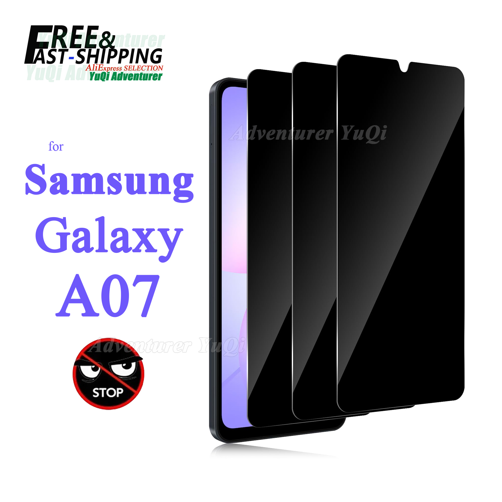Anti Spy Privacy Glass Case - Pelindung Layar Anti Spy Untuk Samsung