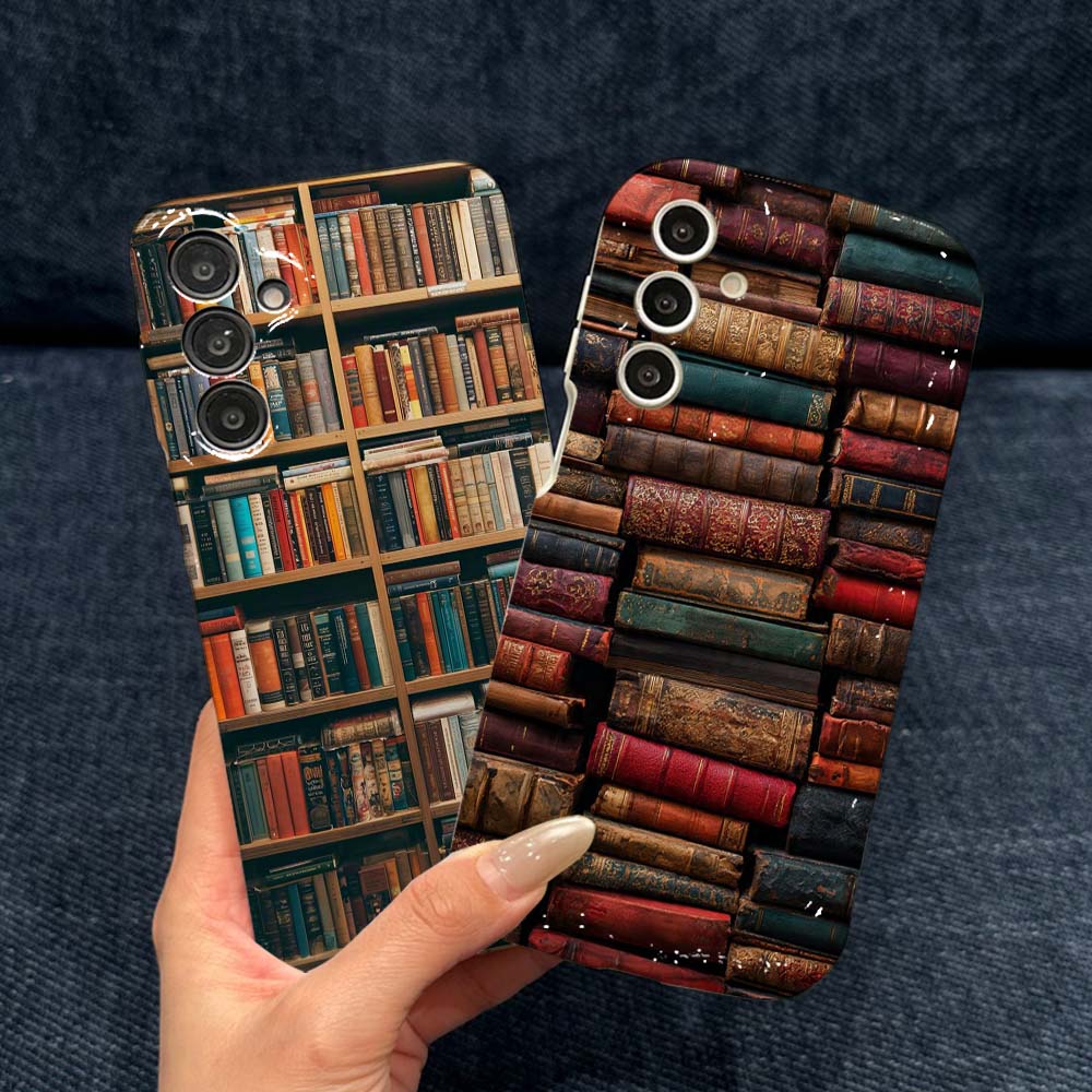 Vintage Floral Pattern Soft Case - Casing Ponsel Motif Buku Vintage Untuk