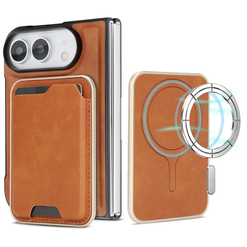 Leather Wallet Card Holder Phone Cover - Dompet Kulit yang Dapat Dilepas dengan