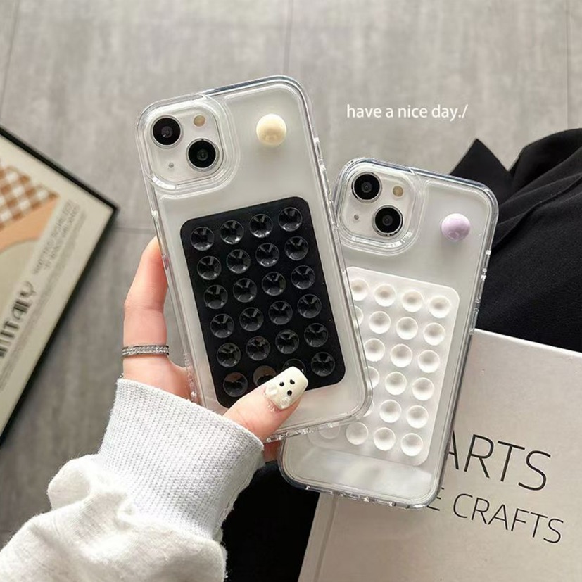 Phone Cases - Alas Penyangga Ponsel Silikon Multifungsi dengan
