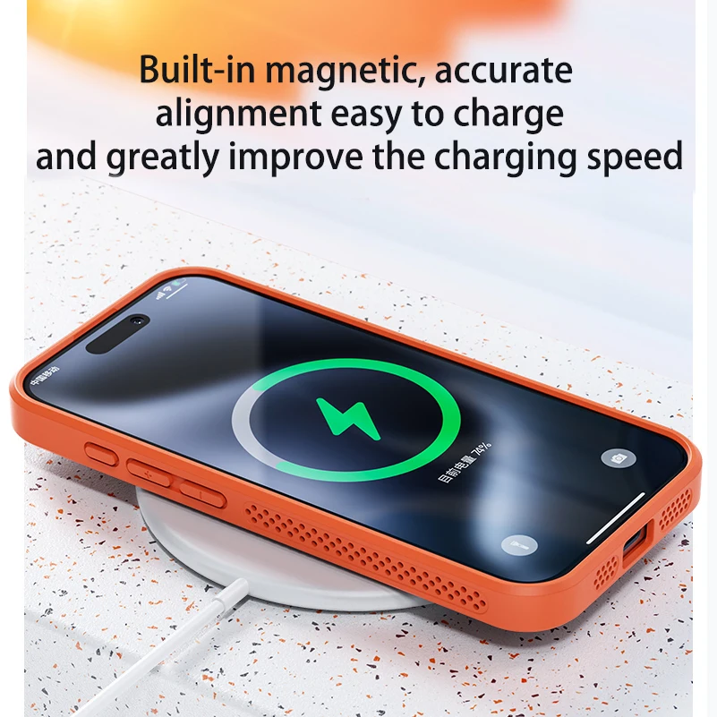 Heat Dissipation Mesh Breathable Case - Pendingin Pembuang Panas Untuk Casing Magnetik