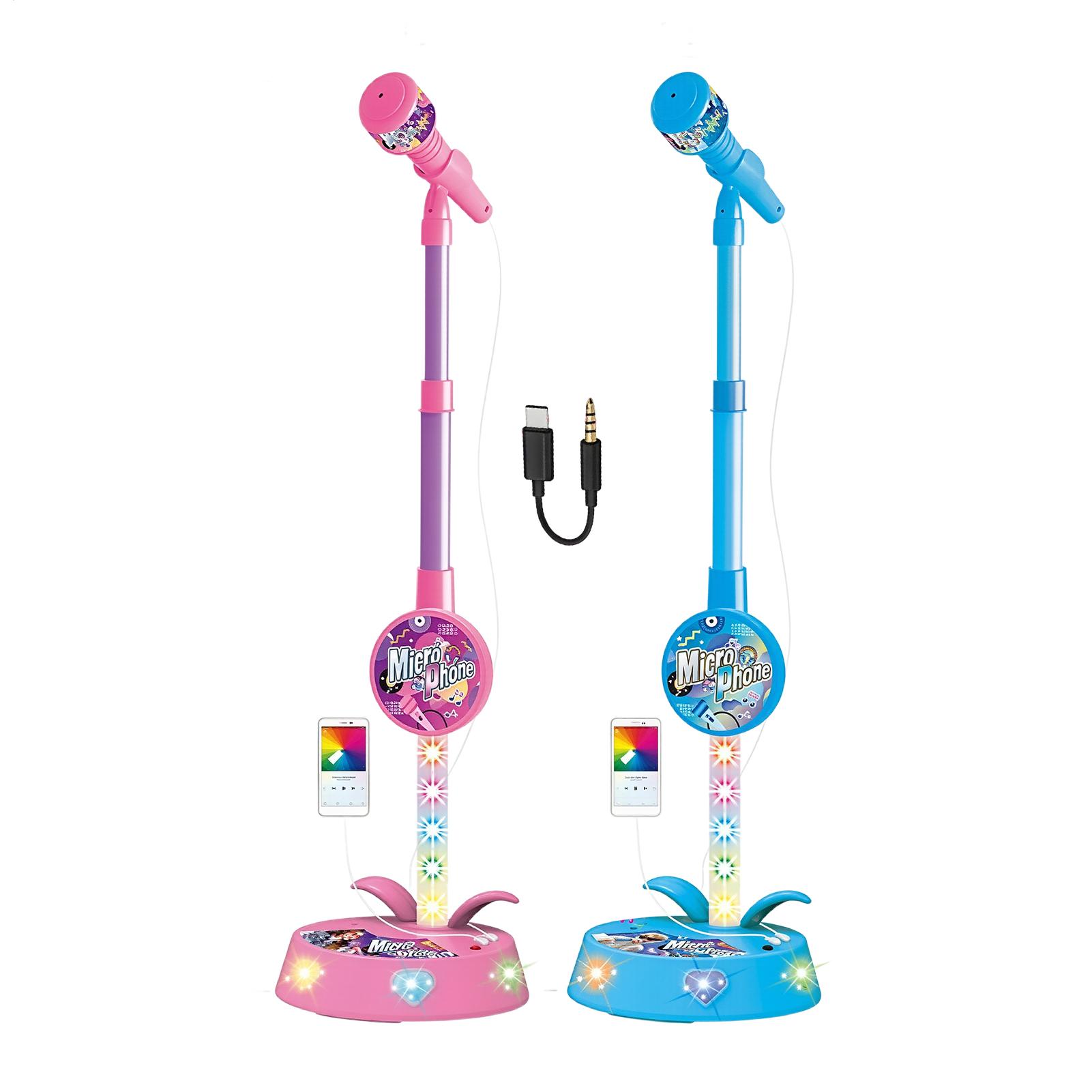 Phone Stands - Mikrofon untuk Anak-anak dengan Stand Nirkabel,