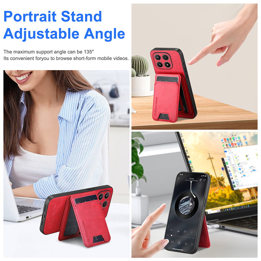 Casing Ponsel Tempat Kartu Dom - Leather Wallet Card Holder Phone Cover ulasan dan harga