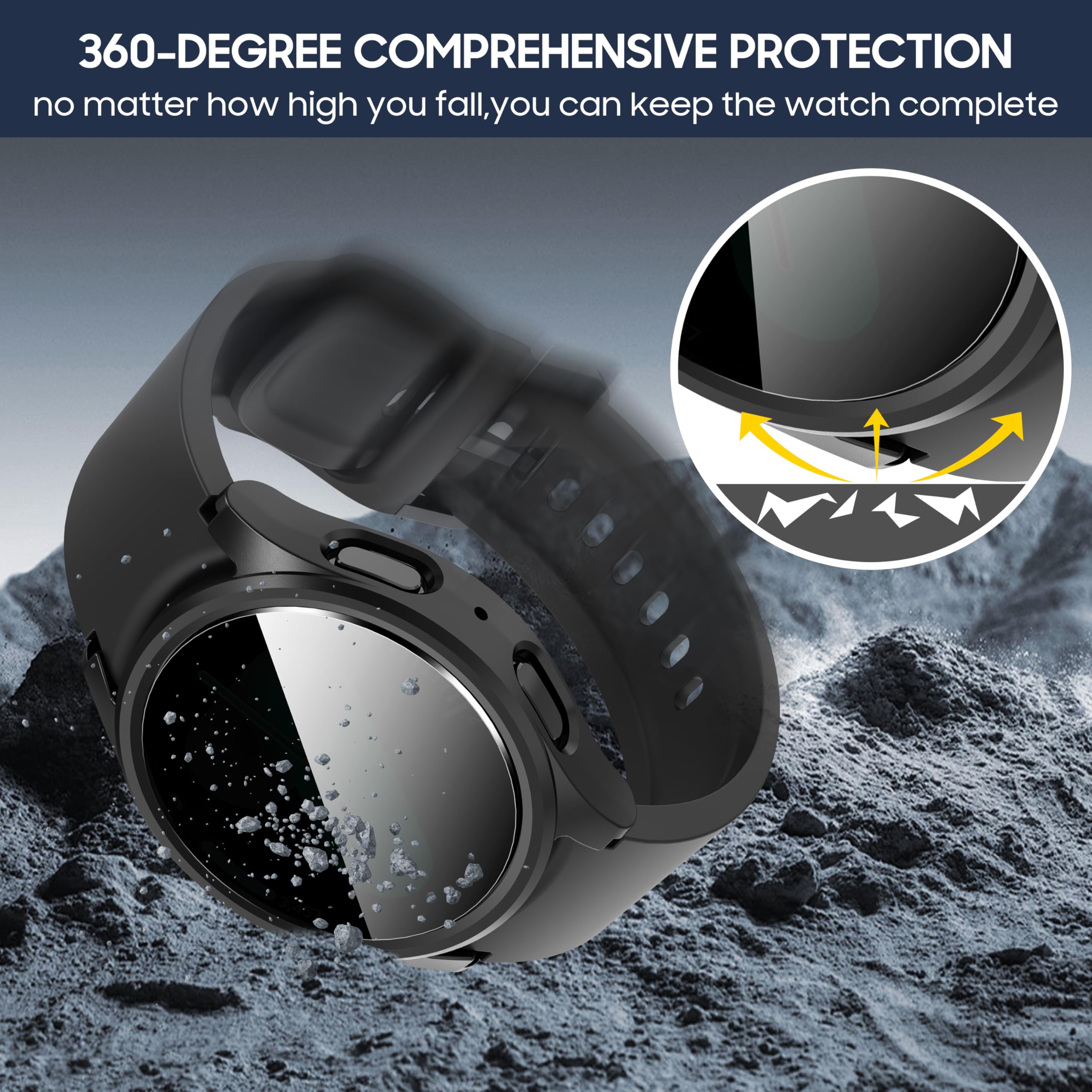 Casing kaca Tempered + casing  - Anti Spy Privacy Glass Case ulasan dan harga