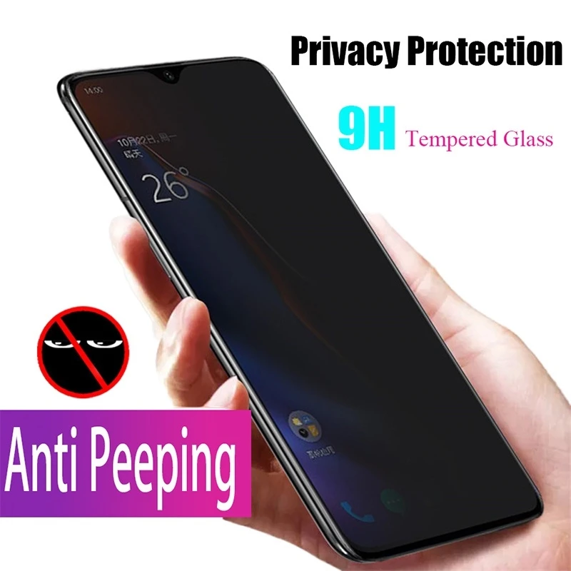 Casing kaca tempered anti-mata - Anti Spy Privacy Glass Case ulasan dan harga