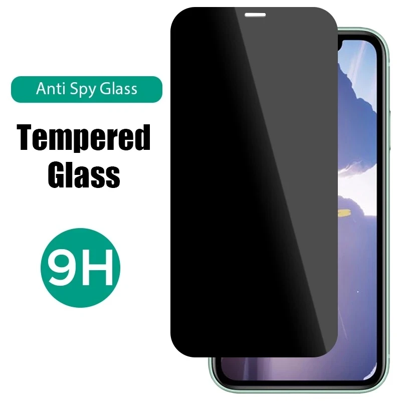 Casing kaca tempered anti-mata - Anti Spy Privacy Glass Case ulasan dan harga