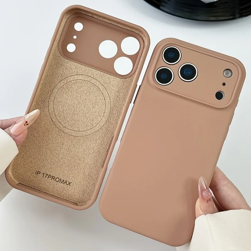 Casing Ponsel Silikon Cair Asl - Liquid Silicone Magnetic Phone Case ulasan dan harga