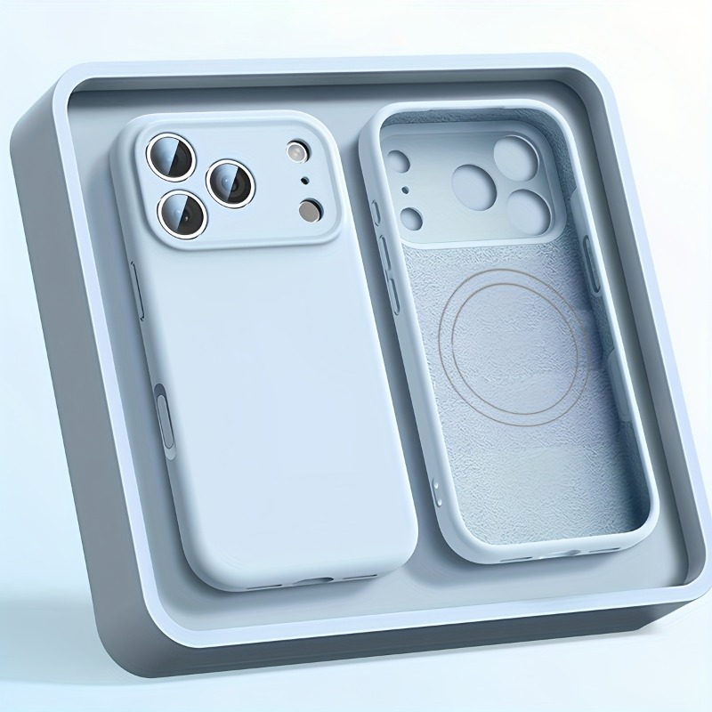 Casing Ponsel Silikon Cair Asl - Liquid Silicone Magnetic Phone Case ulasan dan harga