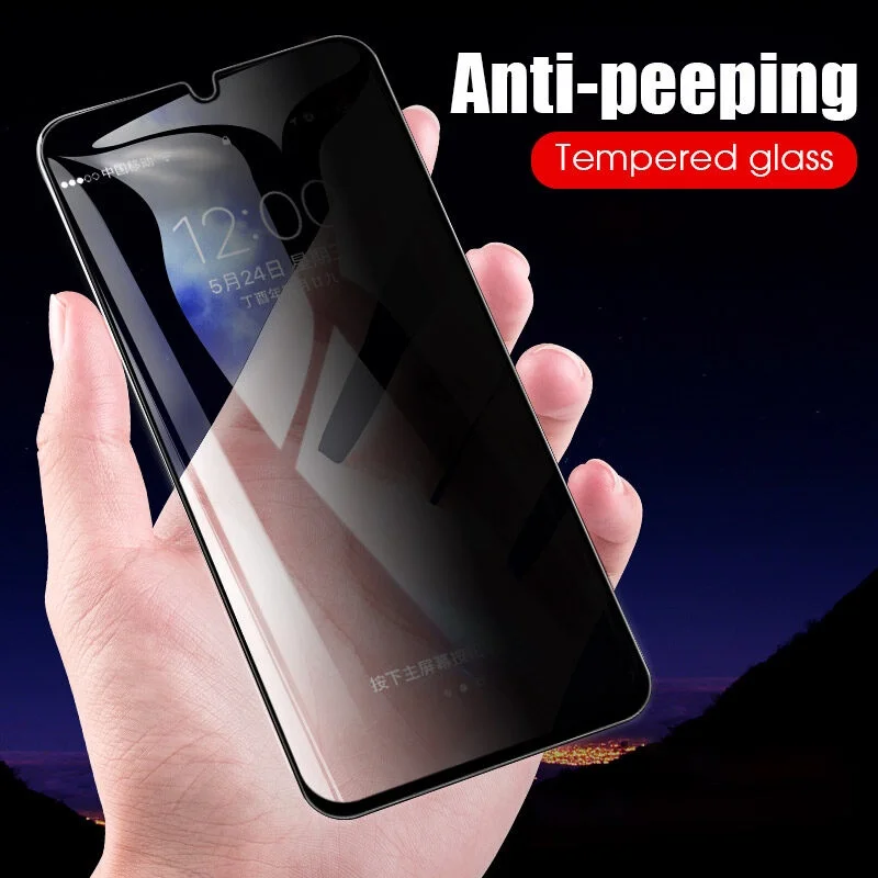 Pelindung layar anti-mata-mata - Anti Spy Privacy Glass Case ulasan dan harga