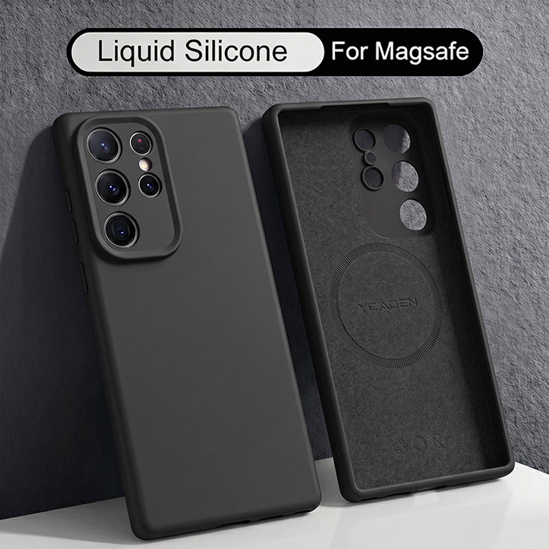 Casing Silikon Cair Lembut unt - Liquid Silicone Magnetic Phone Case ulasan dan harga