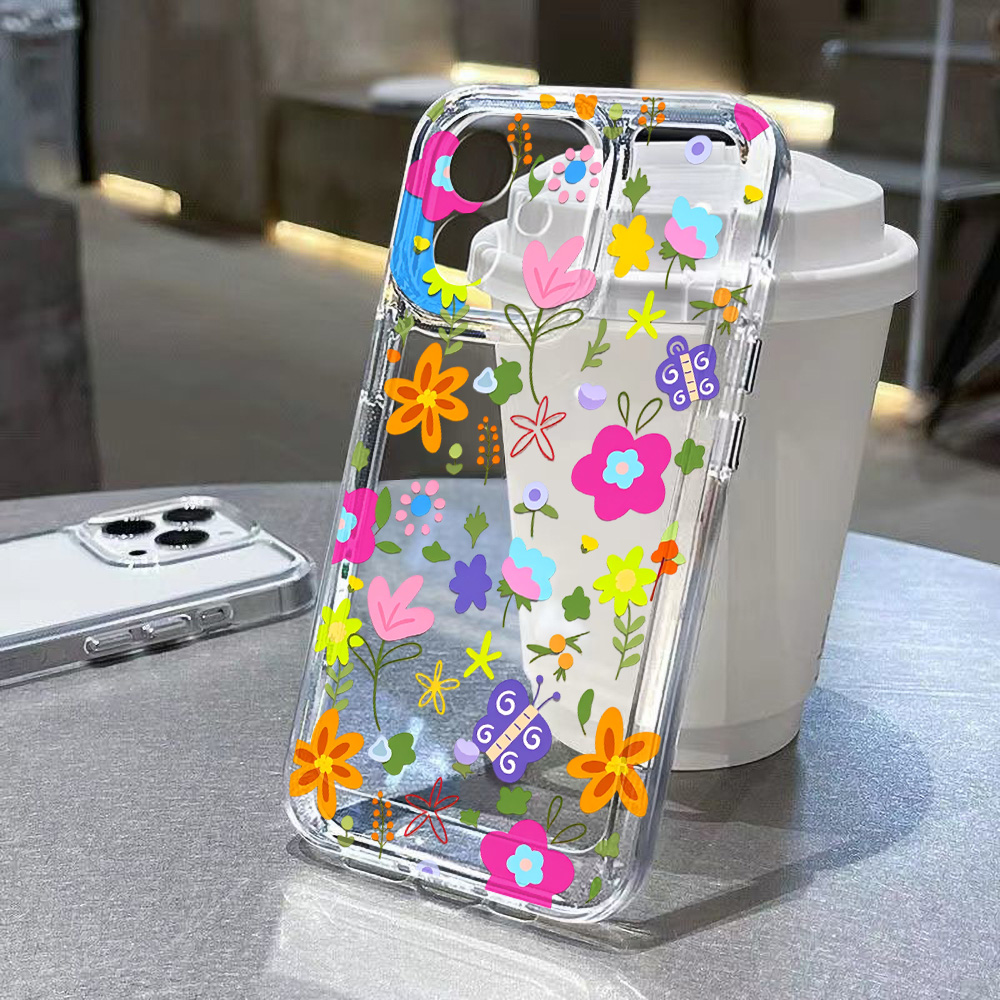 Casing HP Transparan Motif Bun - Clear Shockproof Bumper Case ulasan dan harga