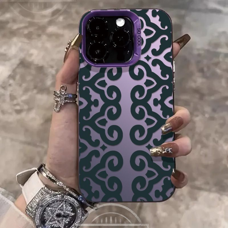 Casing Ponsel Vintage Motif Pa - Vintage Floral Pattern Soft Case ulasan dan harga