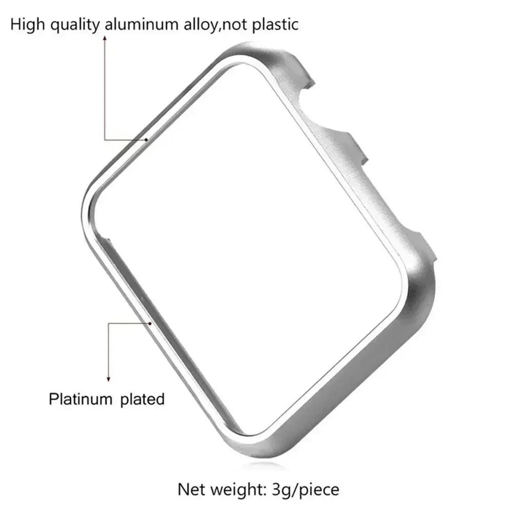 Untuk IWatch SE Seri 10 9 8 7  - Metal Bumper Aluminum Frame Case ulasan dan harga