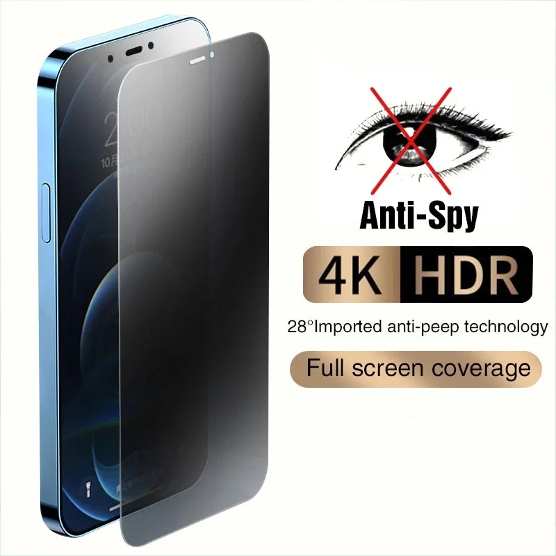 Casing Kaca Tempered Anti-mata - Anti Spy Privacy Glass Case ulasan dan harga