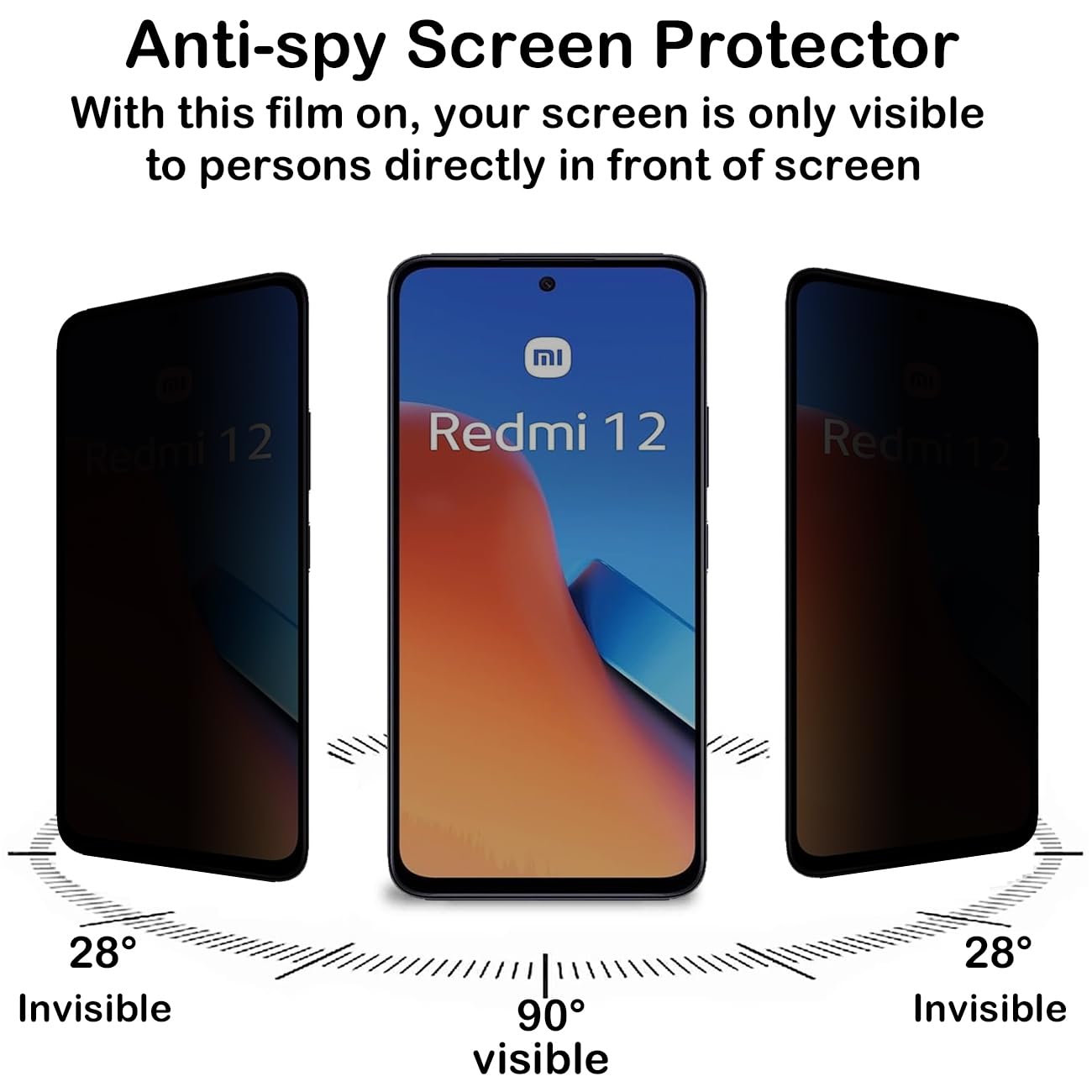 Pelindung layar Anti mata-mata - Anti Spy Privacy Glass Case ulasan dan harga