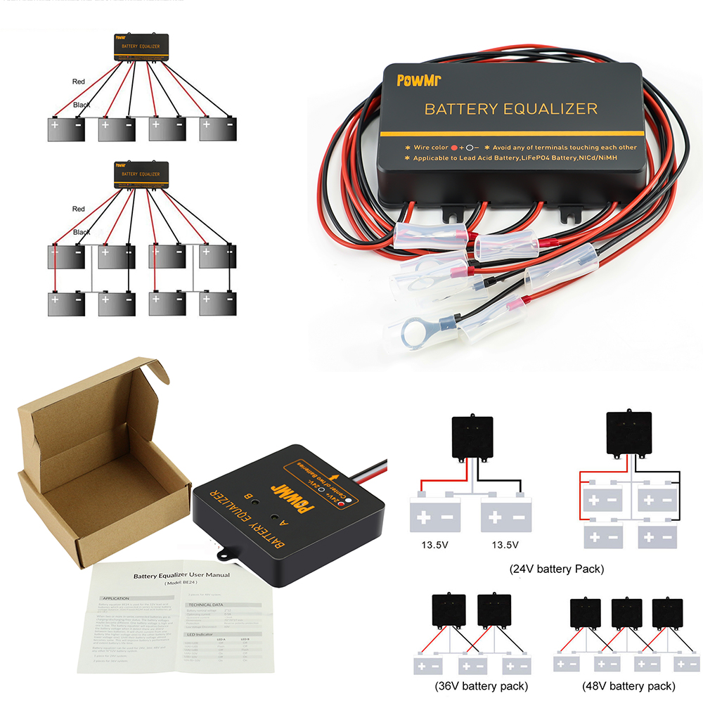 PowMr USA 24V 48V Battery Equa - Power Banks ulasan dan harga