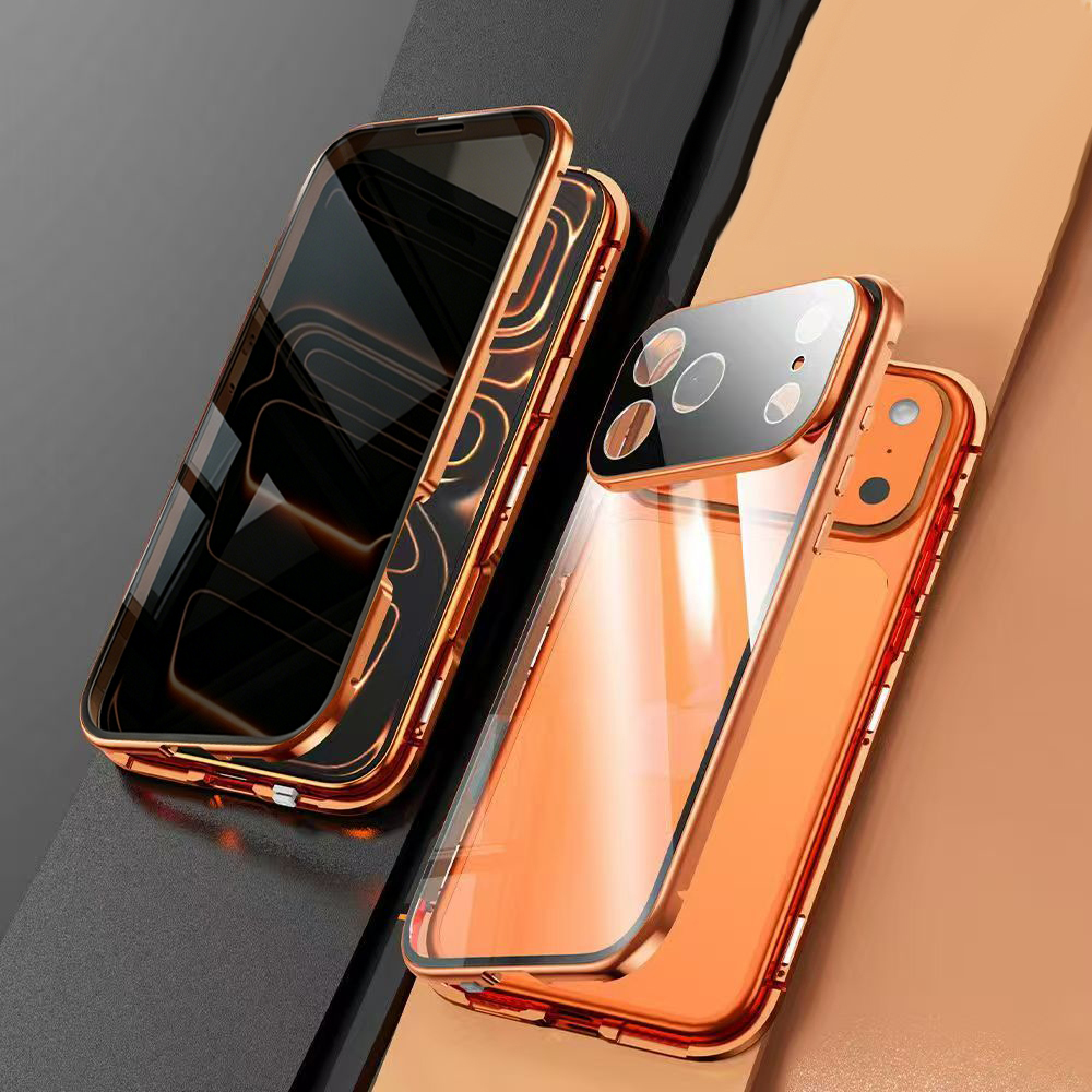 Casing Ponsel Magnetik Logam K - Anti Spy Privacy Glass Case ulasan dan harga