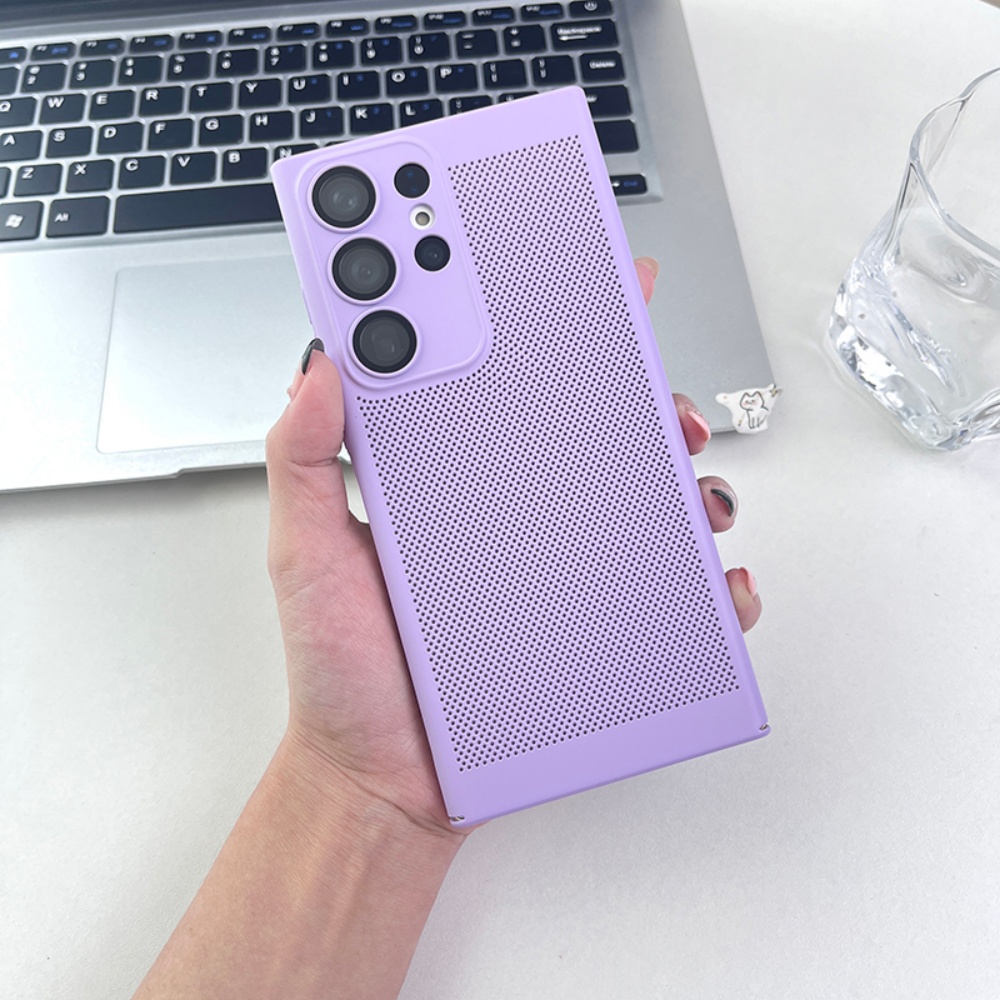 Casing Ponsel Matte Tipis Berb - Heat Dissipation Mesh Breathable Case ulasan dan harga