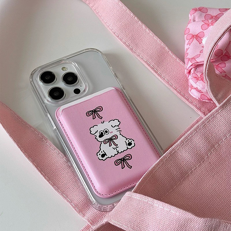 Casing Dompet Kartu Magnetik M - Leather Wallet Card Holder Phone Cover ulasan dan harga