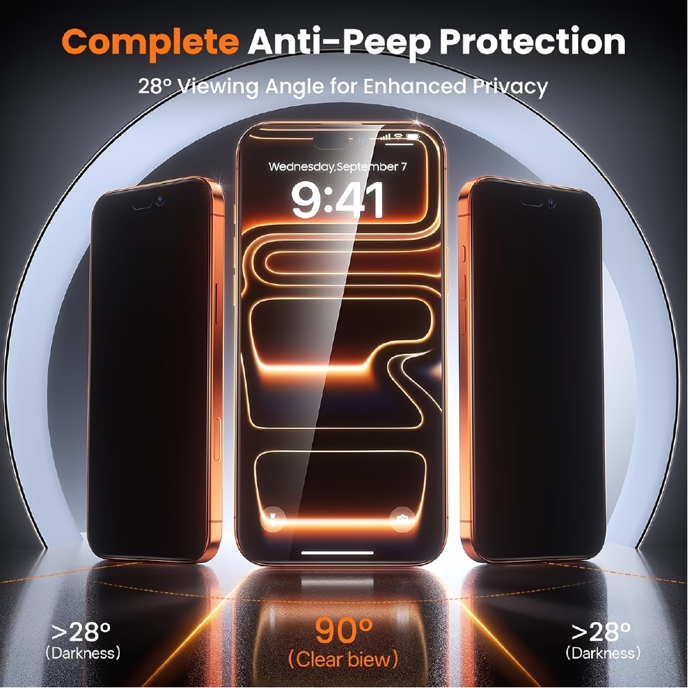 [5 Pcs Set] 3 Pcs Pelindung La - Anti Spy Privacy Glass Case ulasan dan harga