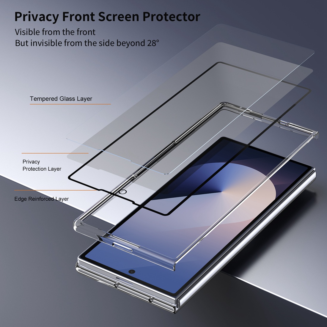 Pelindung Layar Kaca Anti-Spy  - Anti Spy Privacy Glass Case ulasan dan harga