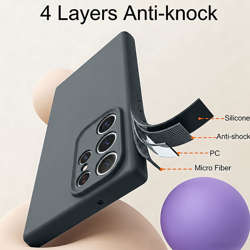 Casing Ponsel Silikon Cair Mag - Liquid Silicone Magnetic Phone Case ulasan dan harga