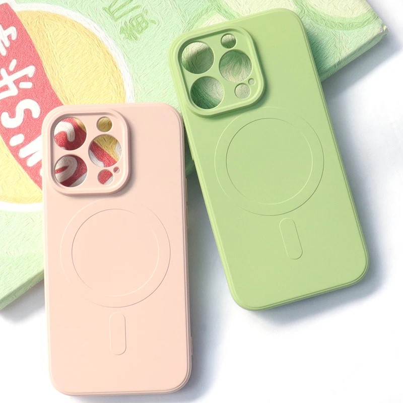Casing Silikon Cair Untuk iPho - Liquid Silicone Magnetic Phone Case ulasan dan harga