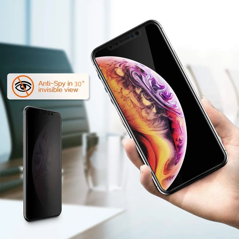 Pelindung layar anti-mata-mata - Anti Spy Privacy Glass Case ulasan dan harga