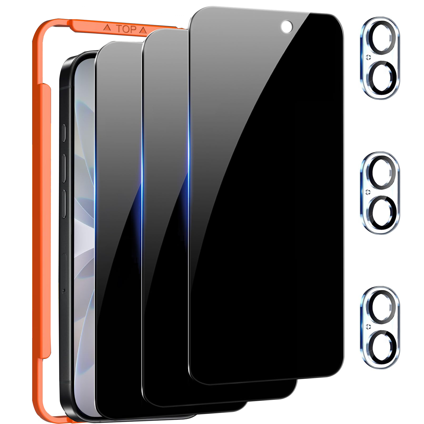 3 Pack Pelindung Layar Privasi - Anti Spy Privacy Glass Case ulasan dan harga