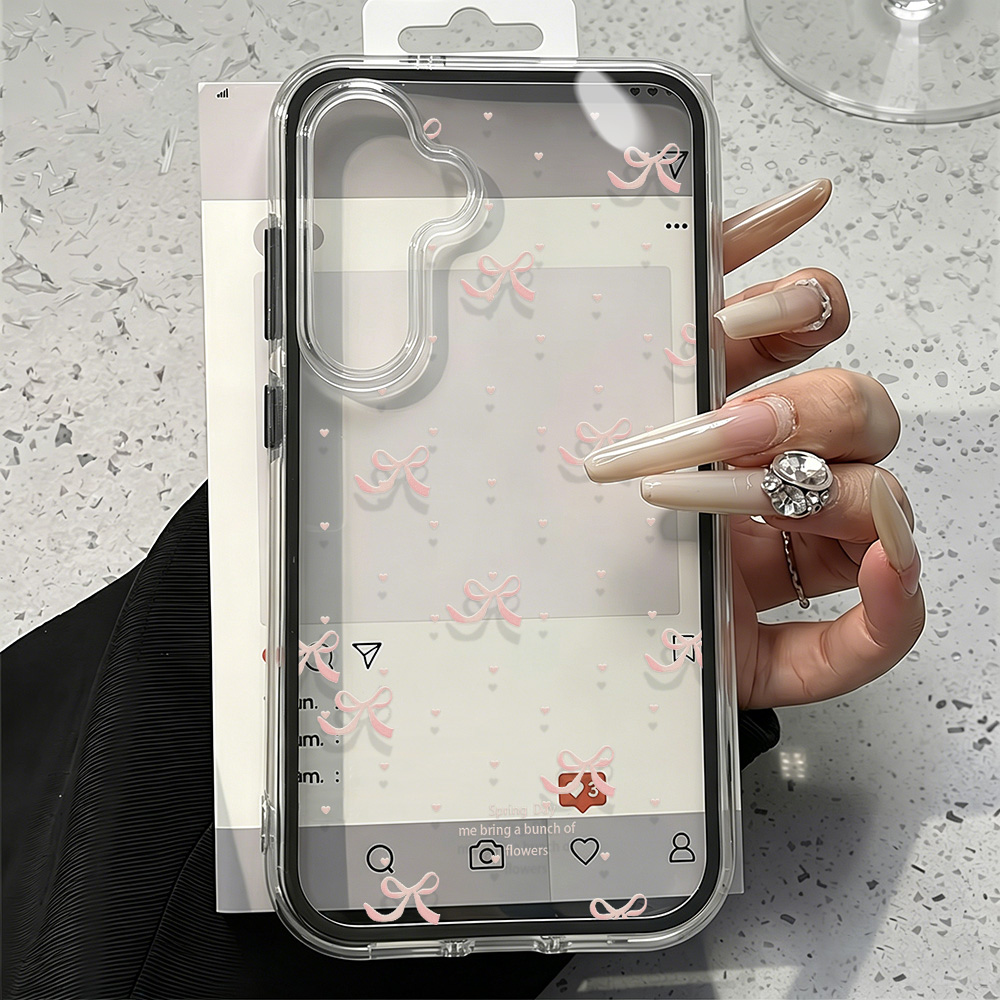 Casing Ponsel Lembut Motif Pit - Clear Shockproof Bumper Case ulasan dan harga