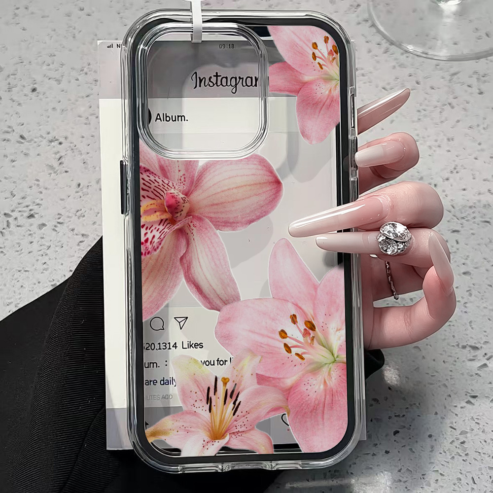Casing Ponsel Transparan Motif - Clear Shockproof Bumper Case ulasan dan harga