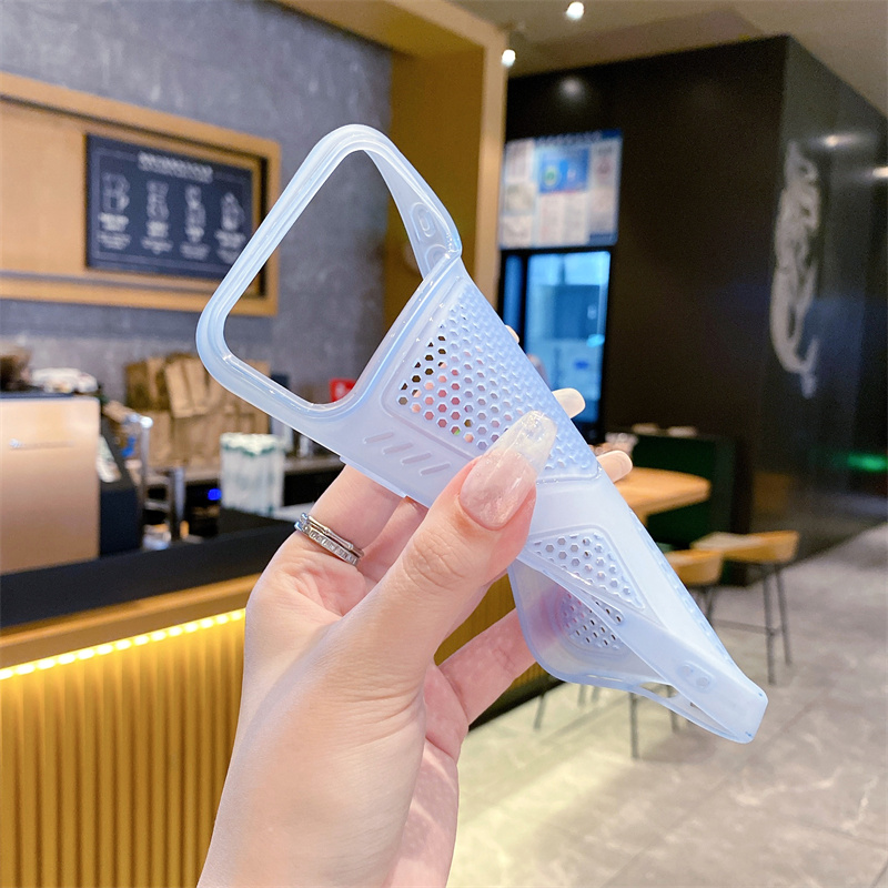 Casing HP TPU Lembut Berjaring - Heat Dissipation Mesh Breathable Case ulasan dan harga