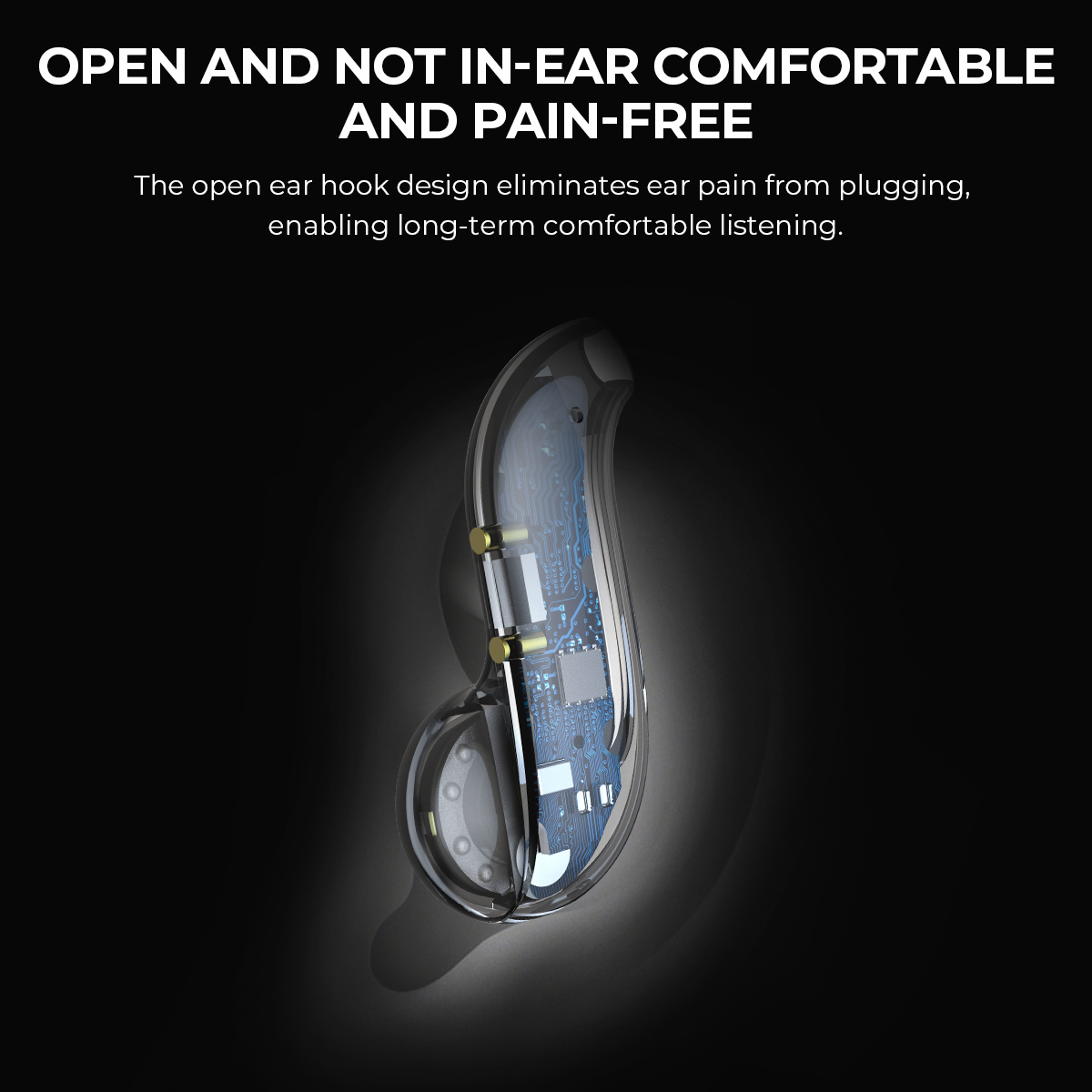 Headphone Bluetooth Open-ear H - Earphones ulasan dan harga