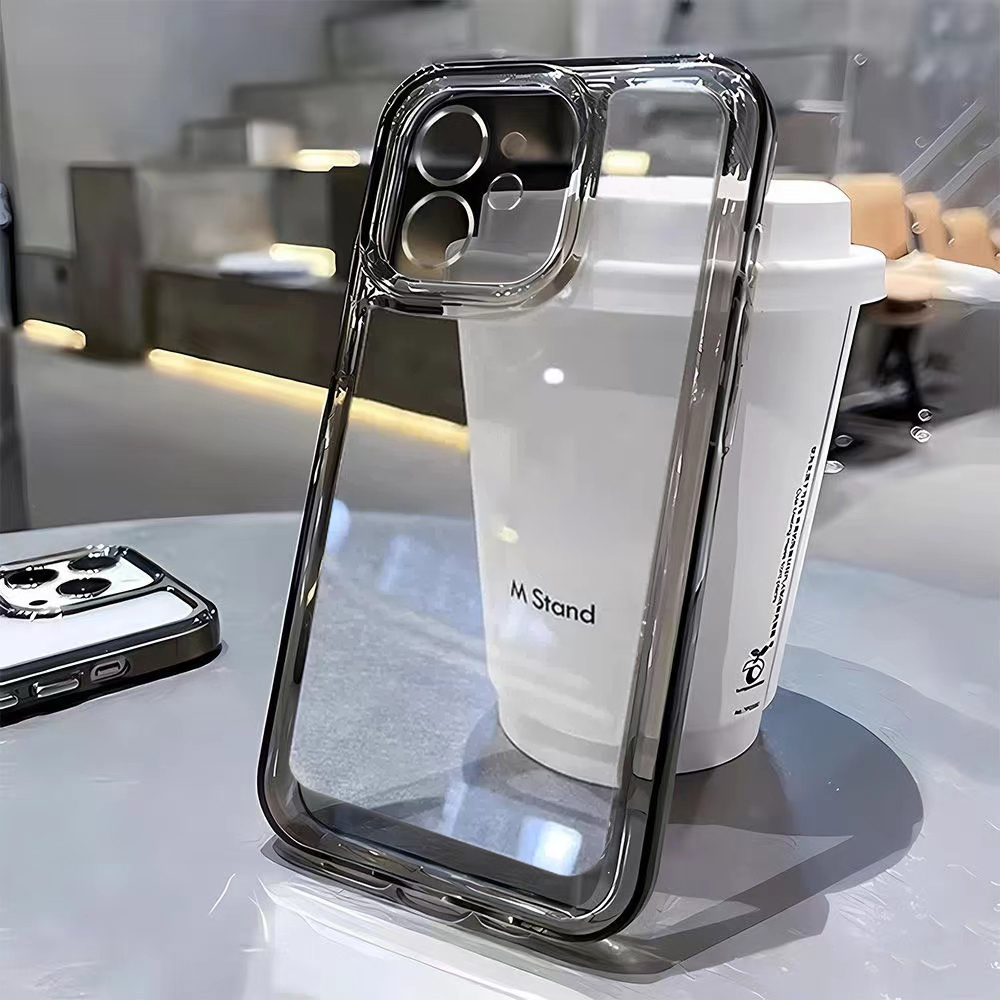 Casing Ponsel Mewah Untuk iPho - Clear Shockproof Bumper Case ulasan dan harga