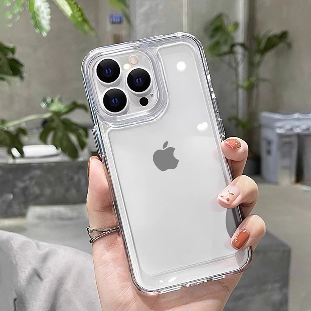 Casing Ponsel Mewah Untuk iPho - Clear Shockproof Bumper Case ulasan dan harga
