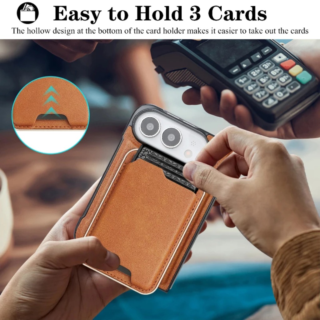 Dompet Kulit yang Dapat Dilepa - Leather Wallet Card Holder Phone Cover ulasan dan harga