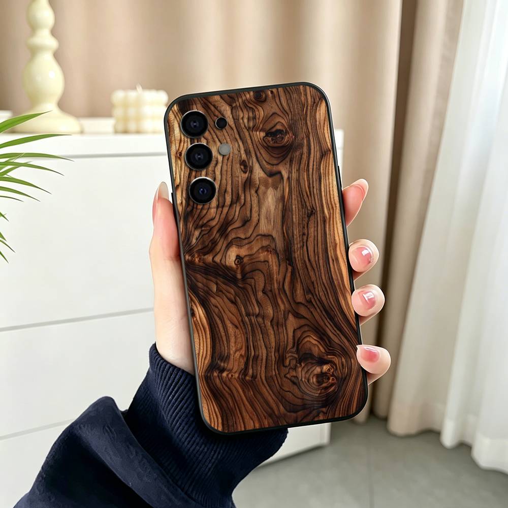 Casing Ponsel Pola Kayu Vintag - Vintage Floral Pattern Soft Case ulasan dan harga