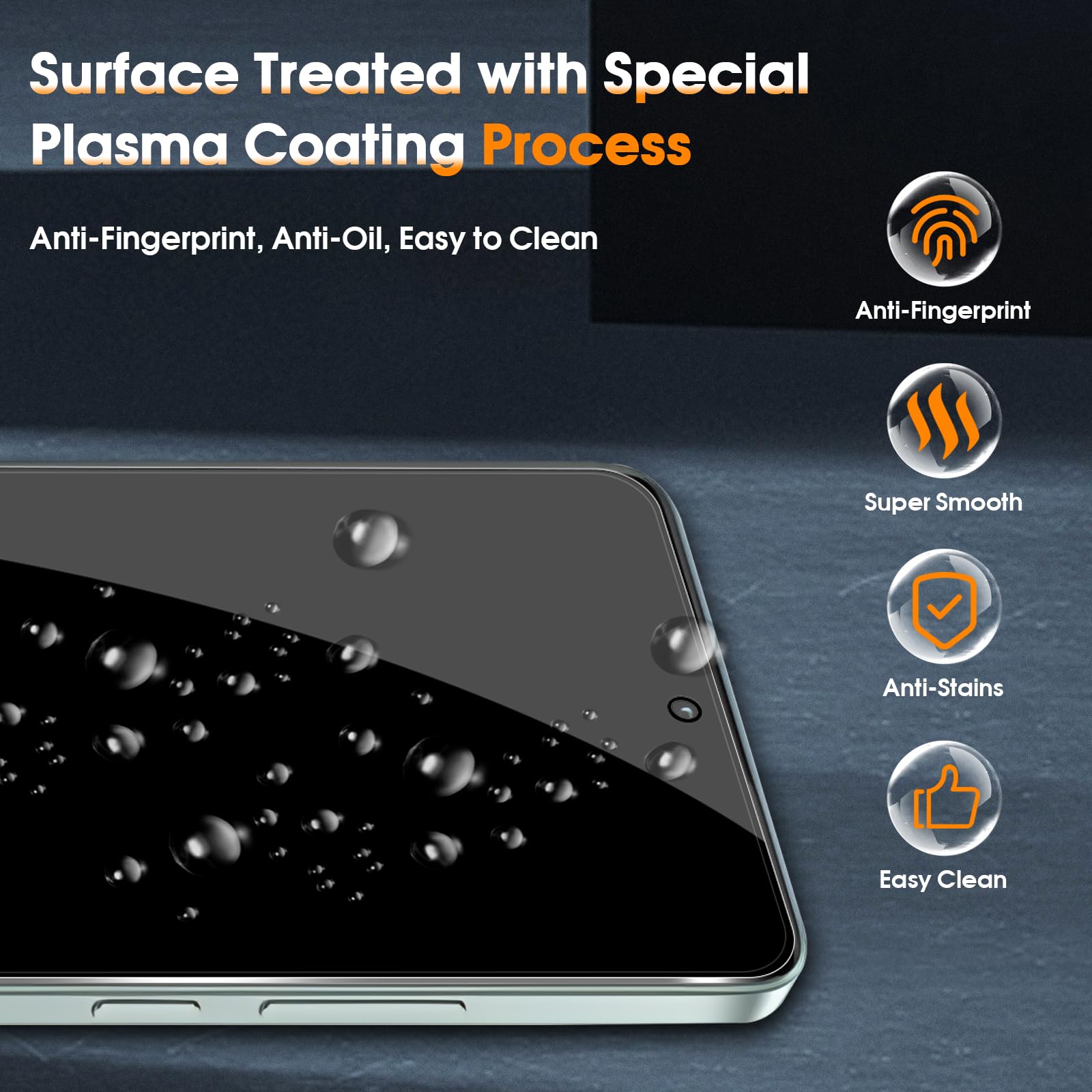 Pelindung layar Anti mata-mata - Anti Spy Privacy Glass Case ulasan dan harga
