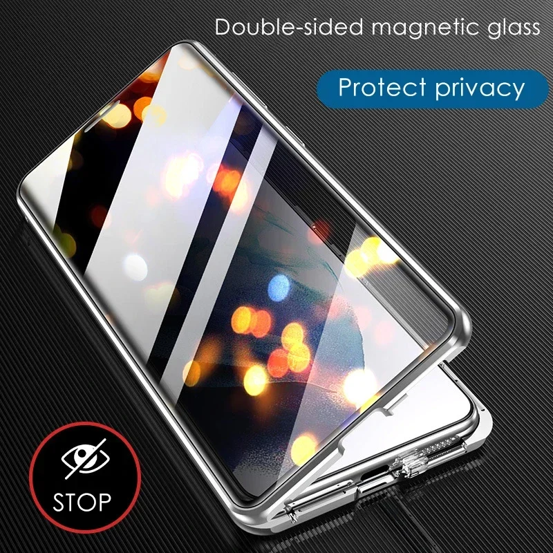 Casing Ponsel Kaca Temper Anti - Anti Spy Privacy Glass Case ulasan dan harga