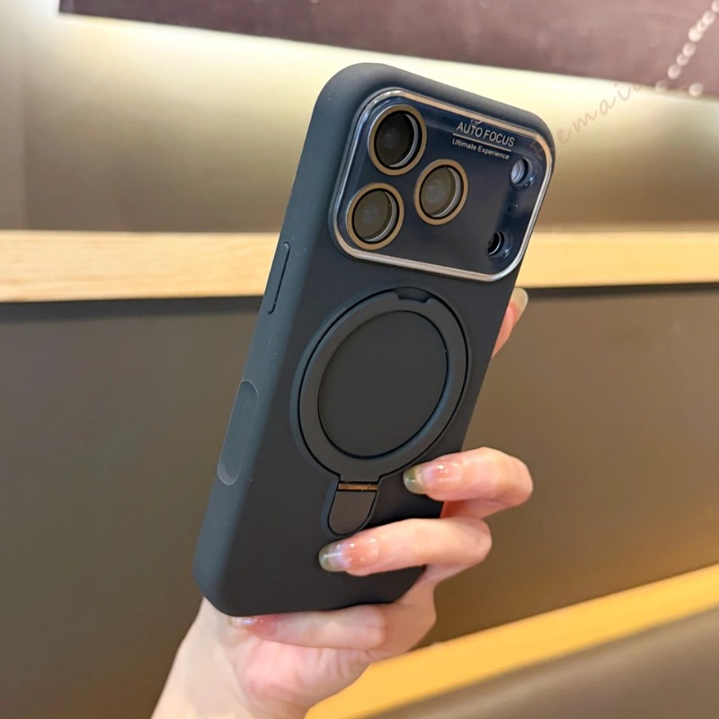 Casing Ponsel Magnetik Silikon - Liquid Silicone Magnetic Phone Case ulasan dan harga