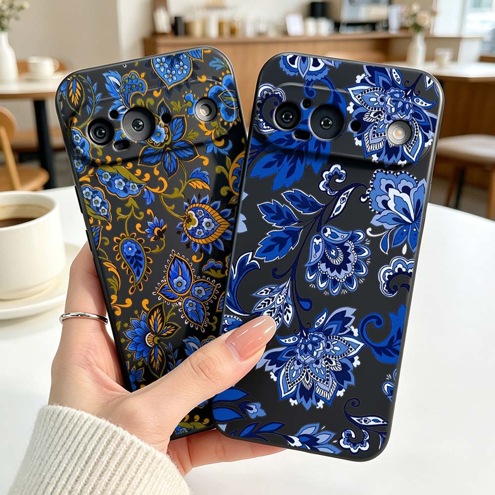Penutup Silikon Pola Bunga Des - Vintage Floral Pattern Soft Case ulasan dan harga